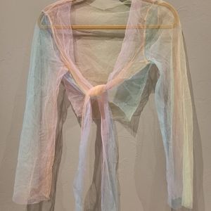 Pastel Sheer Top